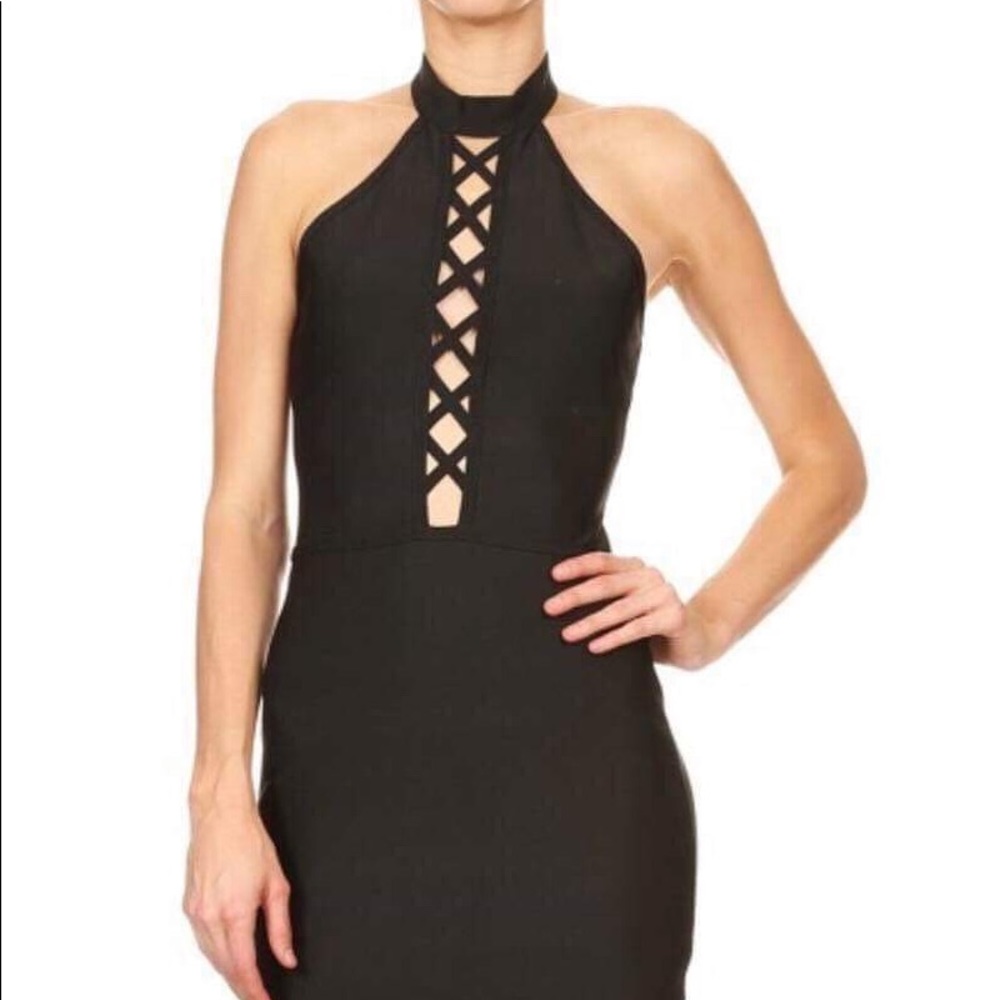 Sexy black dress